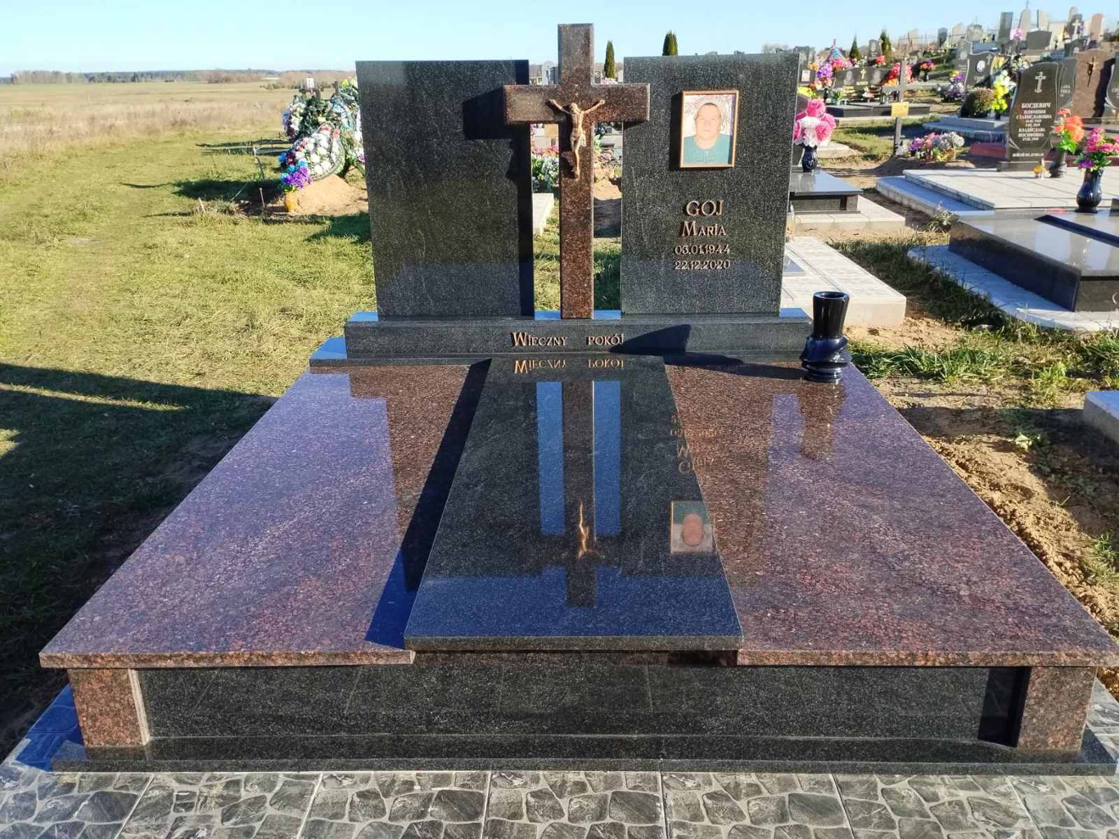 Памятник двойной купить гранитный в Гродно