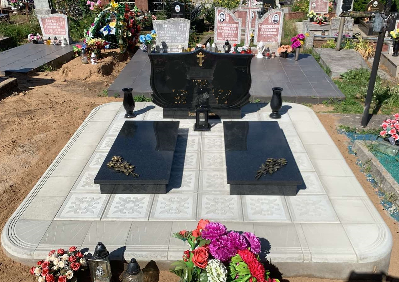 Памятник двойной купить гранитный в Гродно